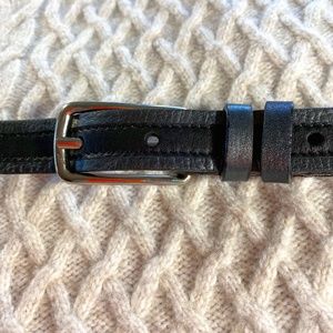 Vintage Talbots Black Belt 3/4" Width, M